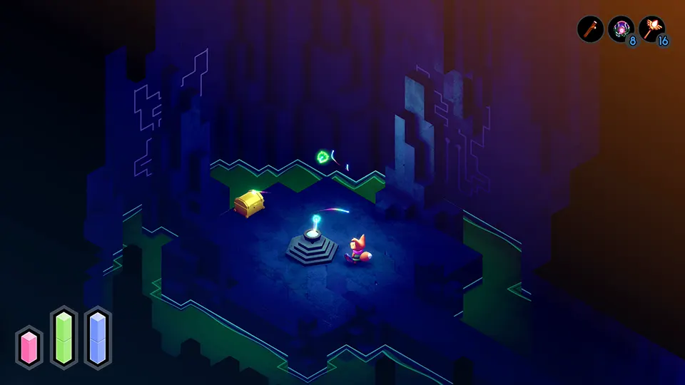The fairy cave in the indie game TUNIC