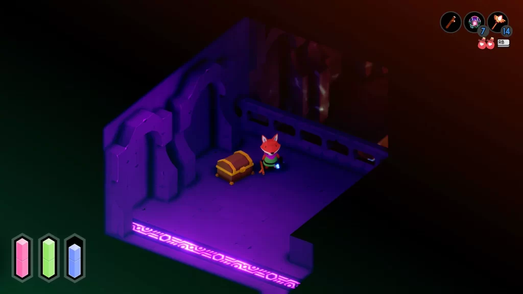 Location of the second coin in the underground area of indie game TUNIC